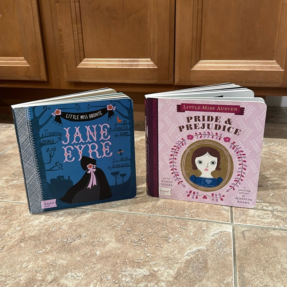 Toddler/Baby books • Jane Eyre / Pride & Prejudice • by Jennifer Adams